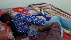 Rough Sex with Indian Desi Wife the Bedroom - Hot Couple Viral Video