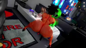 Muscular Himbo Twists Grinds His Huge Ass in Seductive Hentai Fantasy
