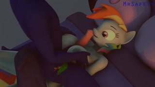 Archived - MLP Futa RainbowDash Impregnted by Male OC