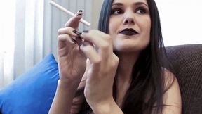 Smoking Sexy Lips 100's Model Paula Video 0067