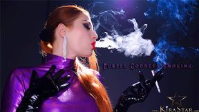 4K Purple Goddess Smoking