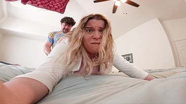 Wife films her stepson fucking her ass so she can give the vid to her cheating husband