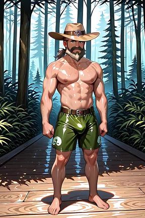 Ai Characters with Muscles Shirtless