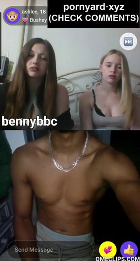 Amateur teen reacts to homemade video