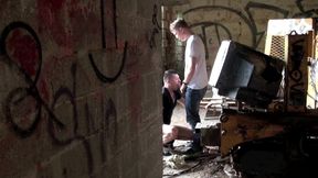 fucking arab boy outdoor by blond twink