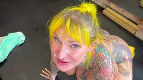 alexxa vice gym anal stretches, big facial and rimming with swinging couple marc rose