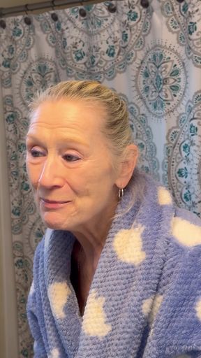 GILF Model Star Dani D Mature Puts Make Up On Before Audition