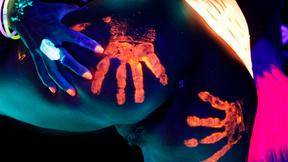 ”Black Light Rainy Night With Abigal Mac & Ava Addams”