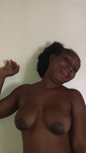African Girl Striptease