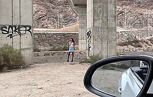 Horny69rabbits, fucked a slut in a cabriolet without a