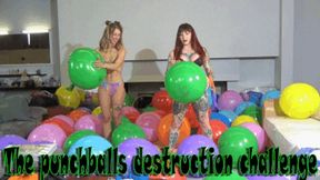 The punchballs destruction challenge