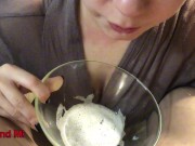 THROAT SALIVA AND SPERM IN THE BOWL for Vilu Vidish