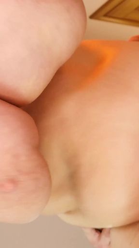 Fucking That BBW From Behind, Watching Her Tits From Below
