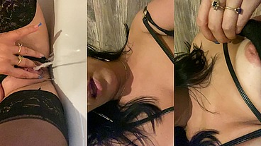 Wet Bath Play – POV Masturbation & Pee Fetish
