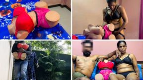 Tamil Milf and boyfriend go to the hotel Room with Tantaly sex doll