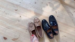 two pairs of loafers wmv