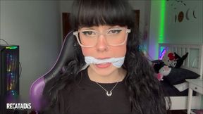 Hare Fuyu, self bondage, multiple gag show! (1080p)