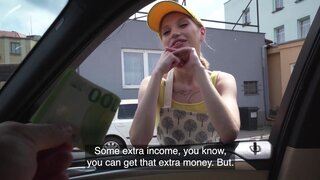 He calls the barista and offers her extra cash for sex