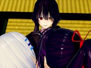 FUTA DATE A LIVE Kurumi X Tohka and Origami Tobiichi (3D HENTAI)