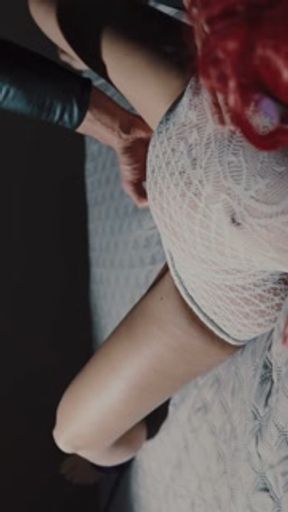 He ties me to the bed and makes me come with pussy-eating sex toys