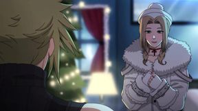 Seduction at Midnight: Aerith Decides Cloud Will Be Her New Year&#039;s Reward (Cartoon Sex)