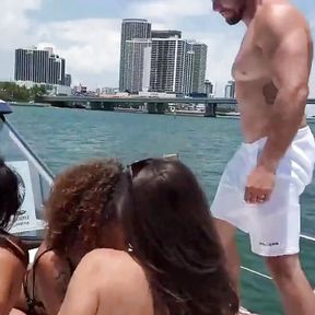 I Got a Big Yacht and Filled It with a Bunch of Bad Bitches and Took Them to the Open Sea to Fuck My Big Dick... Me Vs 4 Horny