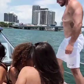 I Got a Big Yacht and Filled It with a Bunch of Bad Bitches and Took Them to the Open Sea to Fuck My Big Dick... Me Vs 4 Horny