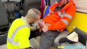 Huge Stud Drags Him Behind Truck Stop for Wild Bareback Ride – 18+