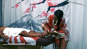 sexy brunette mina moreno gives oiled massage body to body for nick moreno