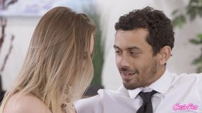 Kyler Quinn Bounces On Alex's Dick with titties in Reverse Cowgirl!