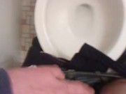 Tightly Twisting Around My Own Genitals as I Stand Up Pissing