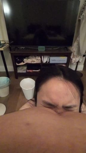Daddy’s Good Girl Likes to Clean My Dirty Asshole with Her Tongue