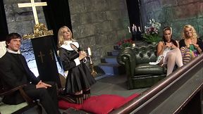 Jordan Kingsley, Tammie Lee, And Stacey Saran Are Horny Nuns That Fuck Their Priests