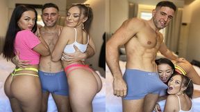 Two Czech babes, Zuzu Sweet & Isabella De Laa, get their filthy fucking on.