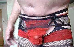 Sissy Coca crossdresser fun with dildos