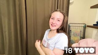 MY NEW NEIGHBORS ASKED ME TO CUM INTO HER WHILE