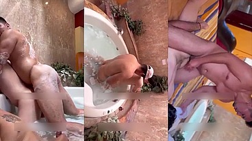Jovencito pierde su virginidad en Jacuzzi