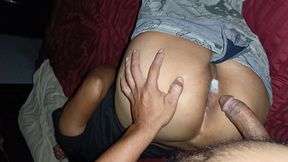 Fucking my friend's girlfriend I couldn't stand the temptation and I detonated inside her hot pussy