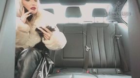 Miss Kiki Gets Filmed Smoking on Taxi Cab Cam | 720p