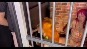 Couple swap at the swingers club! Gloryhole and sex swing fun