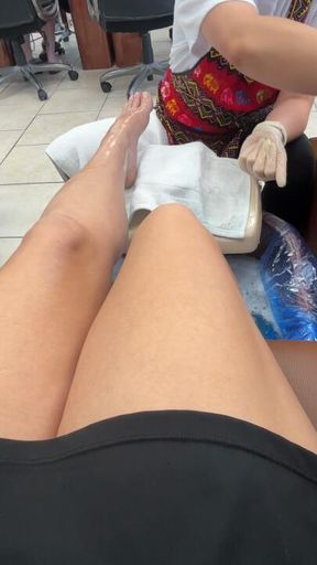 Pampering these feet....