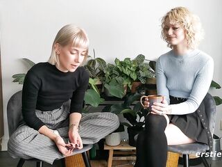 Ersties - Hawt Lesbian Babes Get Warmed Up with Magic Wands