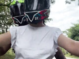 I Picked Up My Favorite Client From DIDI Without A Bra And Touched My Big Tits Again