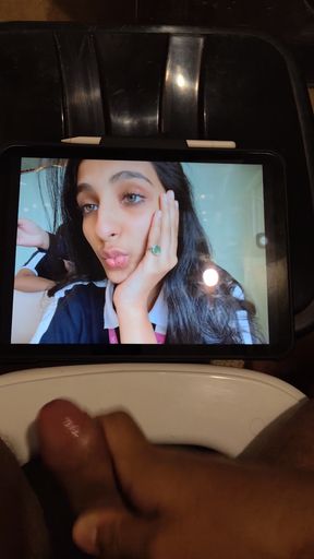 Indian girl on phone