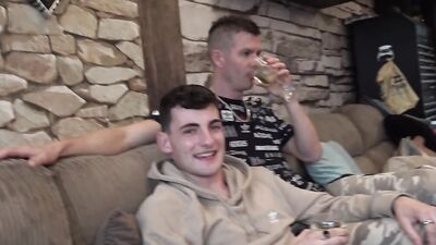 Gagging on a young and big cock for a raw and dirty creampie