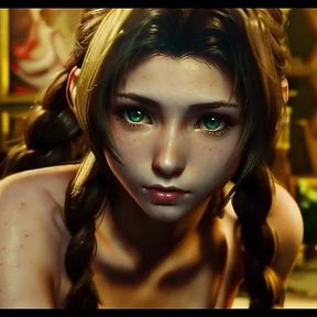 AI generated Aerith - Final Fantasy 7