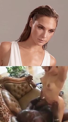 Israeli actress cowgirl rides BBC while her husband films it