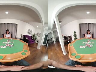 VRSpy - Disrobe plays with Apryl Rein
