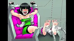 Barefoot Babes Tickle- in Sensual Hentai Fantasies