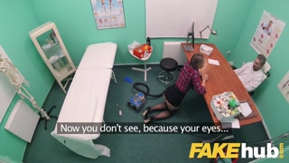 Fake Hospital Cute pigtailed cleaner sucks and fucks doctors big cock